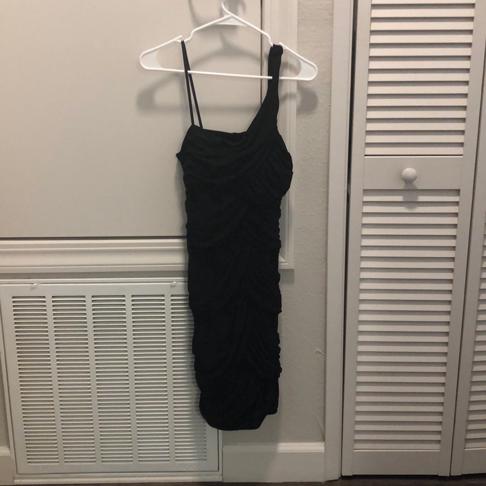 Mini black dress